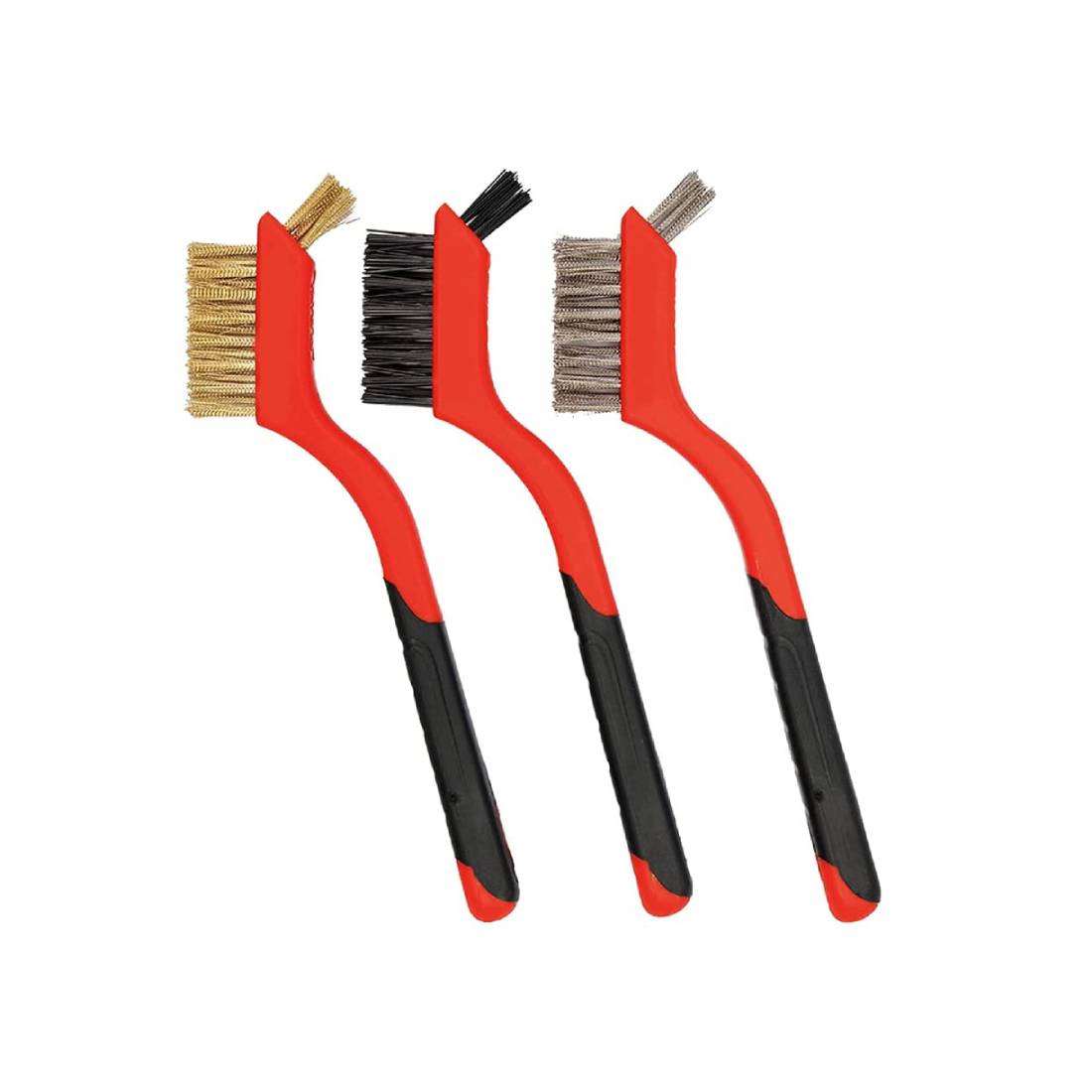 Amtech Mini Wire Brush Set 3pce