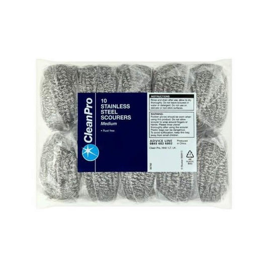 Med heavy duty catering stainless steel scourers
