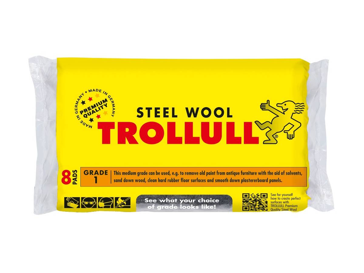Trollull Steel Wool pads - Eight Extra Large